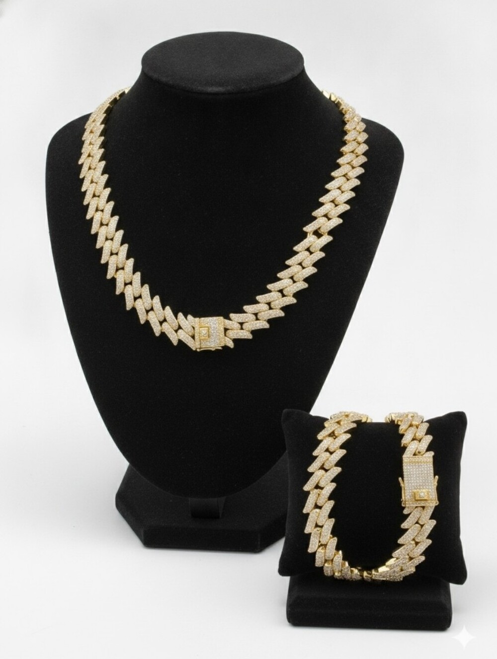Thorn Cuban Chain And Bracelet